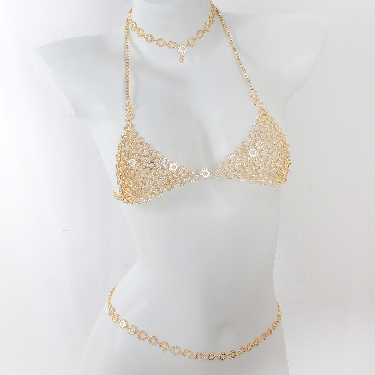 Body Jewelry Lot - طقم سلسلة خصر حمالة صدر من