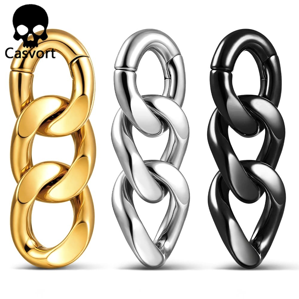Body Jewelry Hangers - Casvort 2 قطعة 4 مللي متر