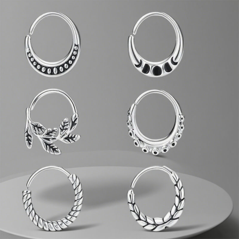 Body Jewelry Types - 6 قطع من إكسسوارات خاتم الأنف