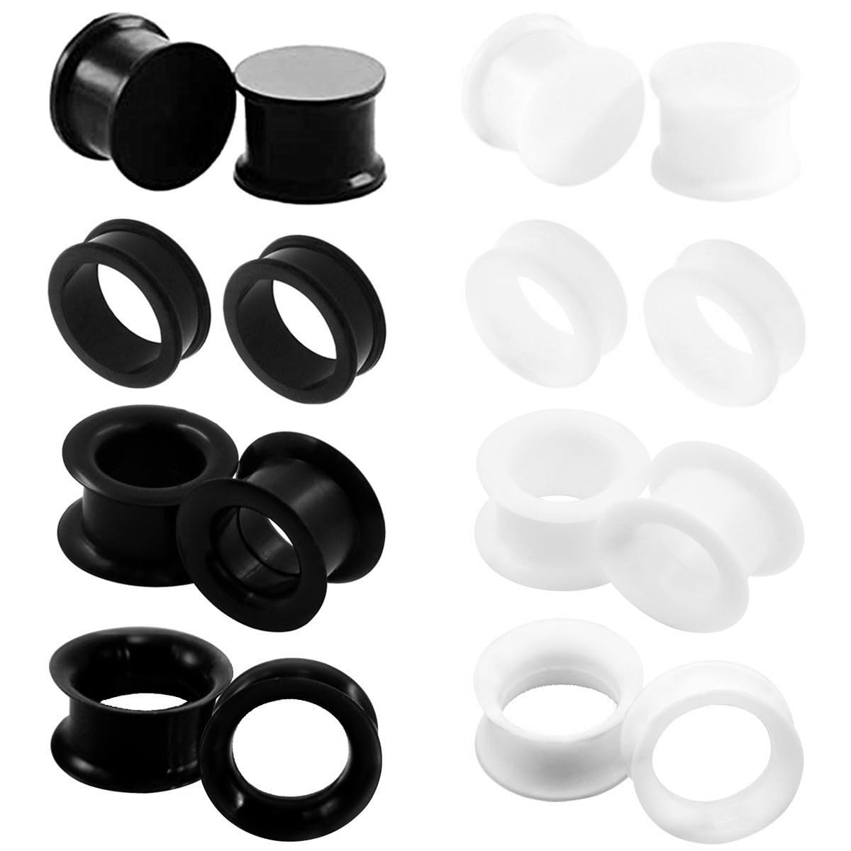 Body Jewelry Types - أذن من السيليكون السميك المرن ،