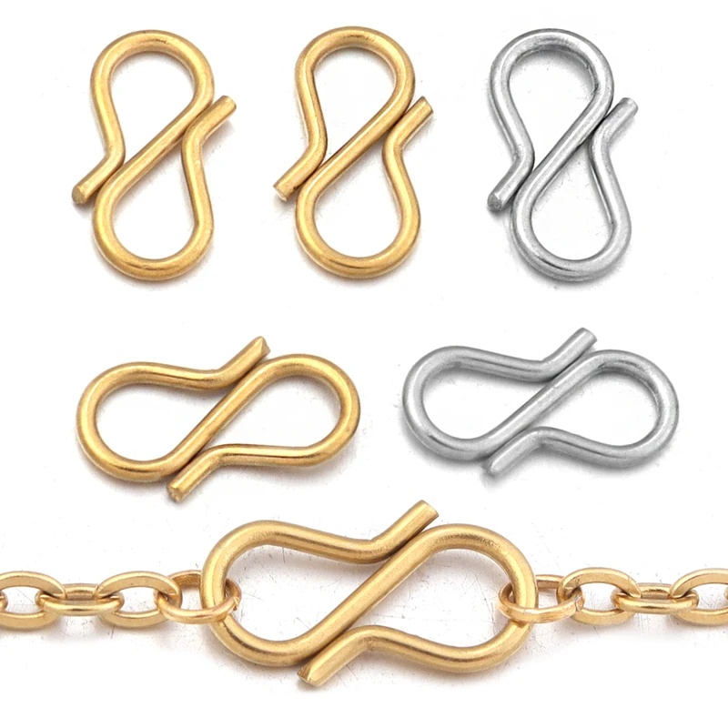 Body Jewelry Diy - 30 قطعة من مشابك الستانلس ستيل