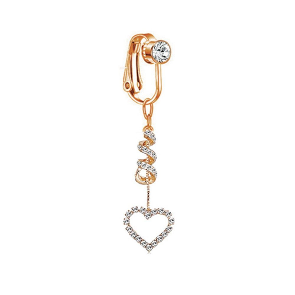 Body Jewelry And Earrings - مشبك أذن على شكل حلقة سرة