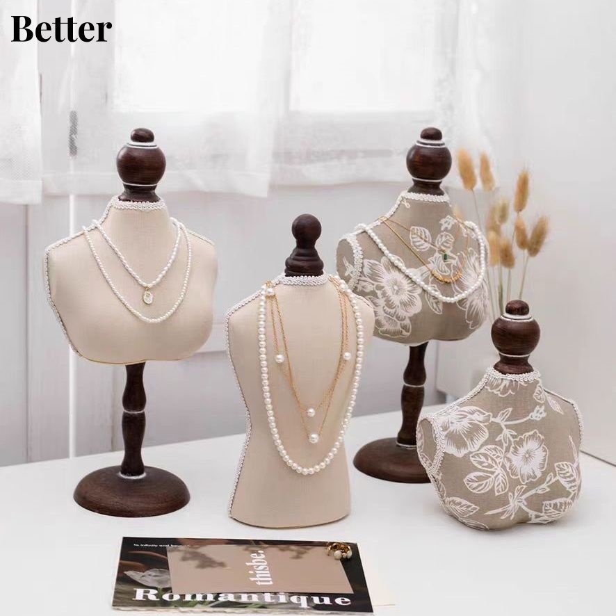 Body Jewelry Display Ideas - نموذج مانيكان للمجوهرات قلادة تمثال نصفي