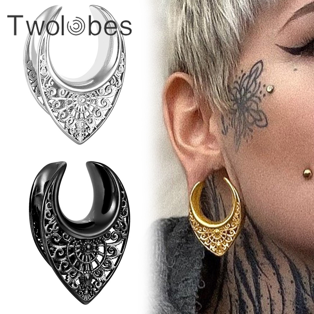 Body Jewelry Hangers - شماعة أنفاق سرج كلاسيكية من الفولاذ