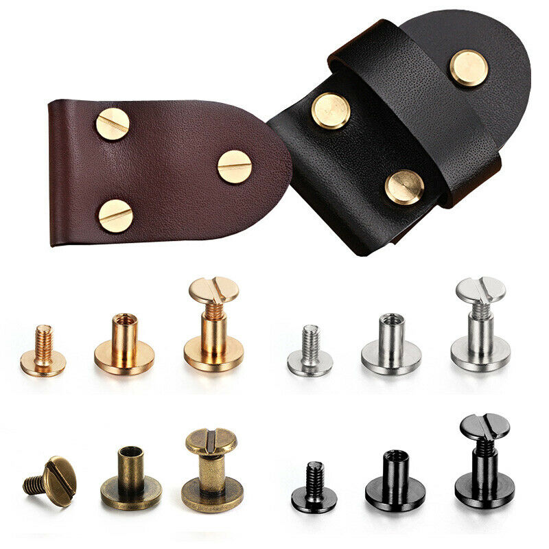 Body Jewelry Chicago - 10 مجموعات/20 قطعة مسامير حزام مسطح