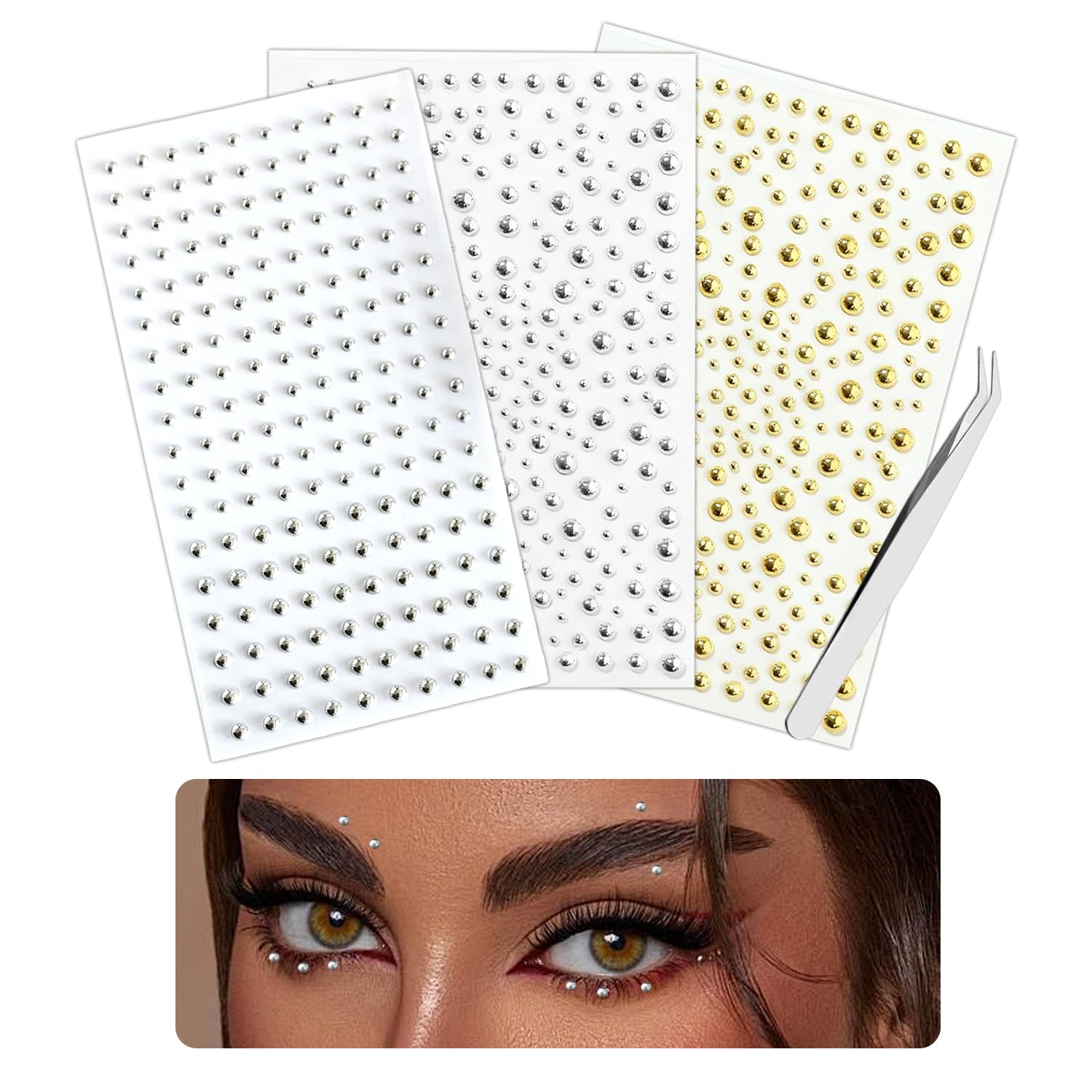 Body Jewelry Stickers - وجه الجسم حلقة ملصقات ذاتية اللاصق