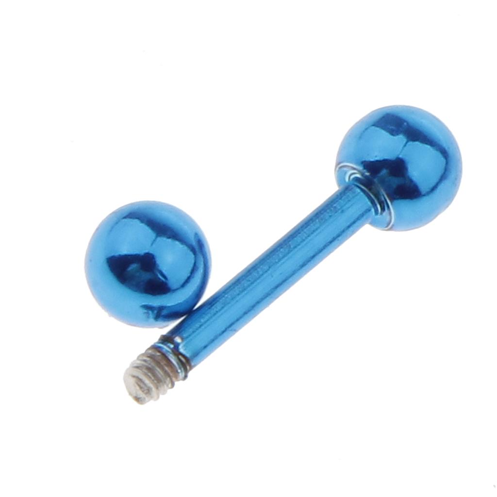 Tongue Barbell Straight - أقراط باربل 16 جرام من الفولاذ
