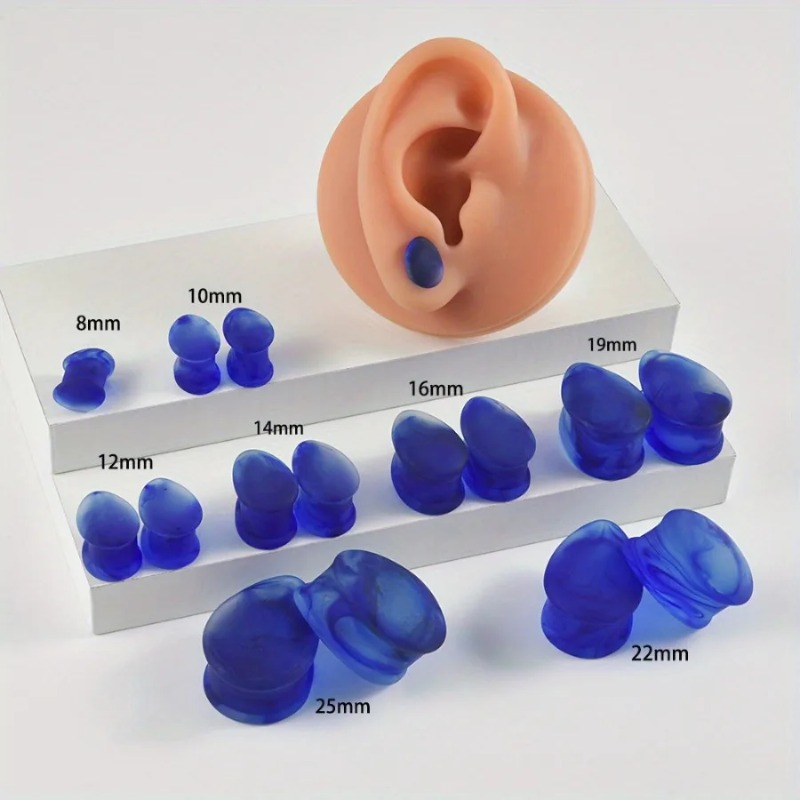 زوج واحد من موسعات الأذن الزجا - مراجعة Body Jewelry Types وسعره