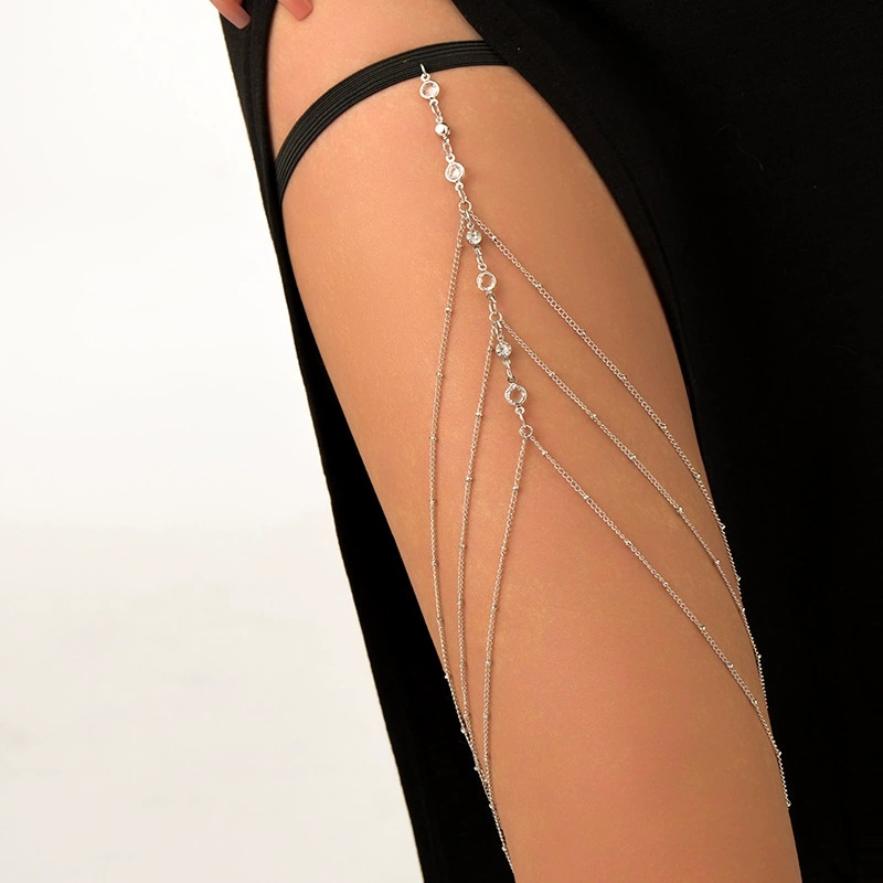 2025 جديد إمرأة البوهيمي الفخذ - مراجعة Body Jewelry Leg Chain وسعره