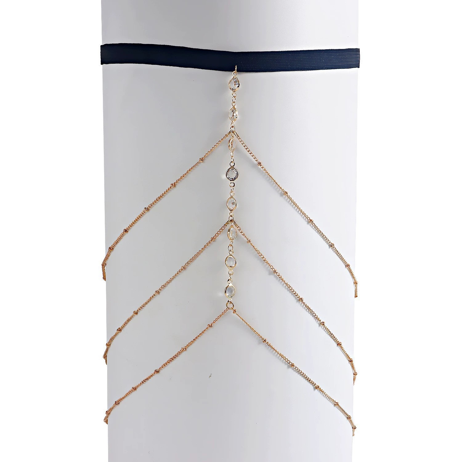 2025 جديد إمرأة البوهيمي الفخذ - مراجعة Body Jewelry Leg Chain وسعره