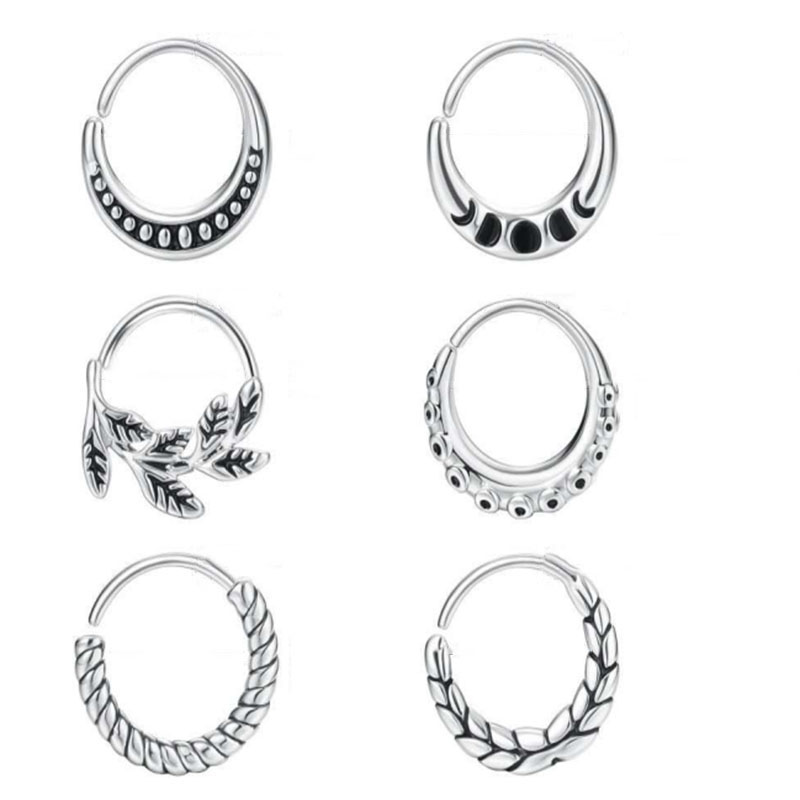 6 قطع من إكسسوارات خاتم الأنف  - مراجعة Body Jewelry Types وسعره