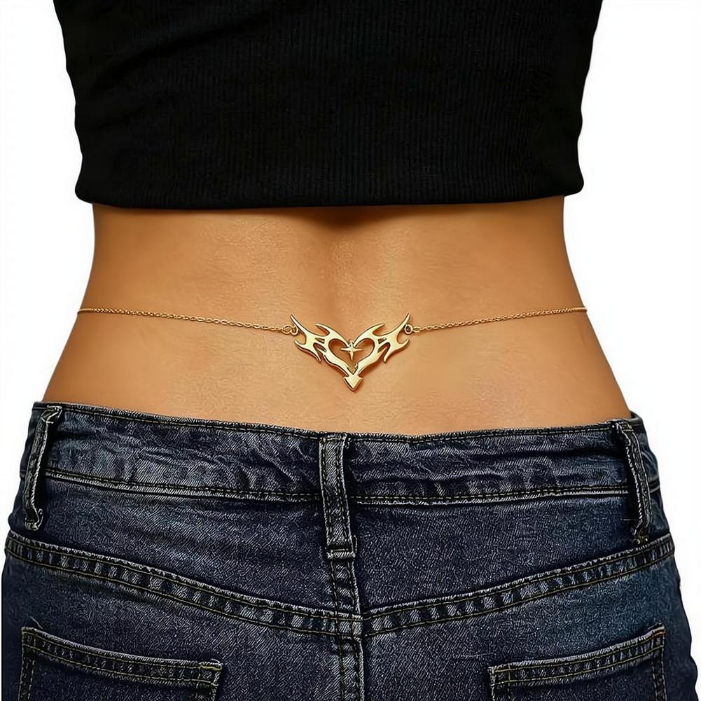 سلسلة خصر نسائية مثيرة بتصميم  - مراجعة Body Jewelry Y2K وسعره