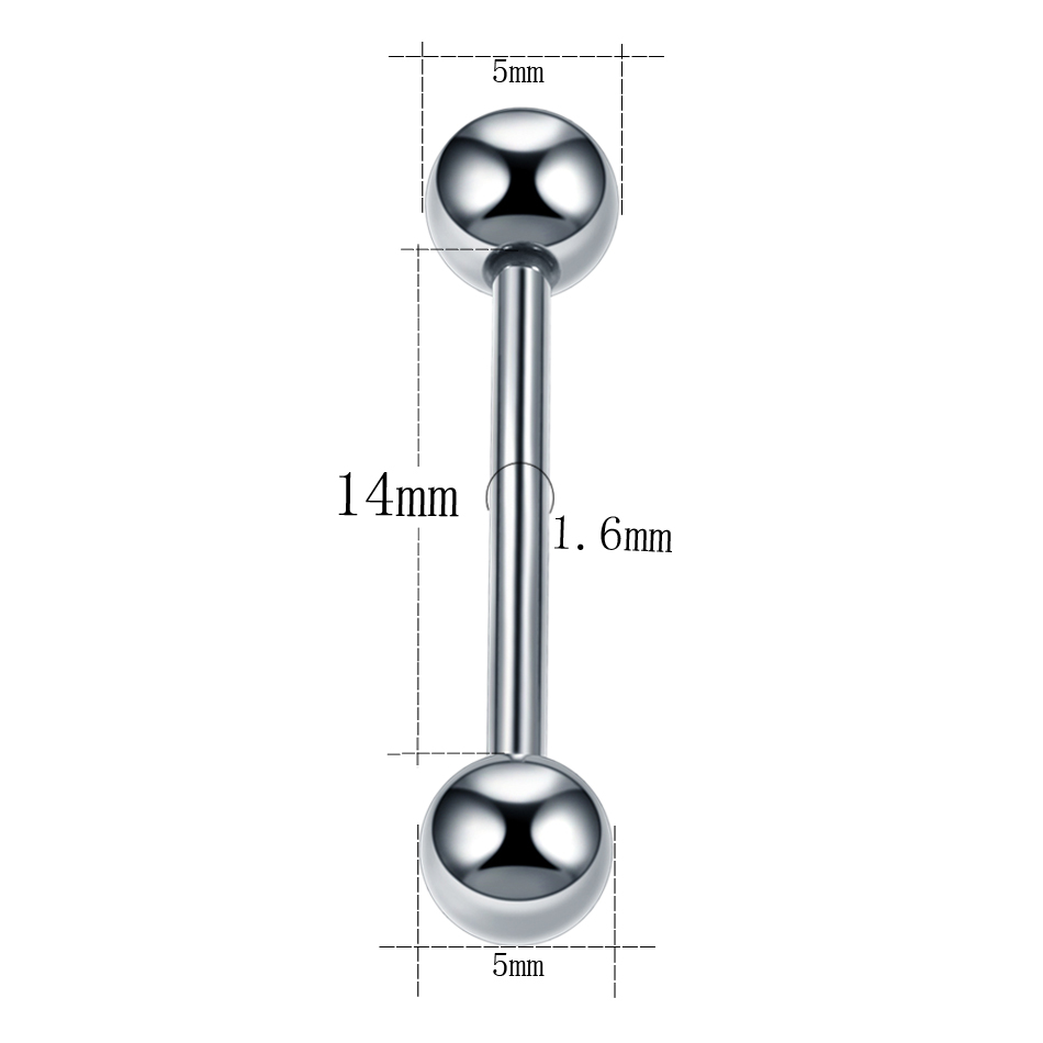 1 قطعة G23 التيتانيوم مستقيم ا - مراجعة Tongue Barbell Straight وسعره
