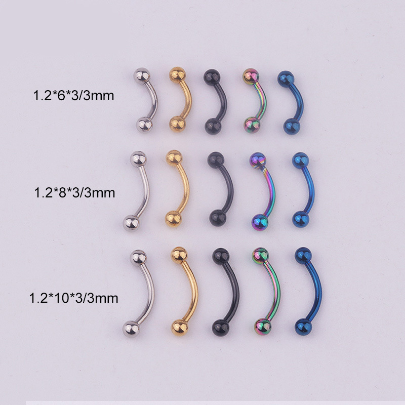 5 قطع/مجموعة 16G 316L ستانلس س - مراجعة Body Jewelry Lot وسعره