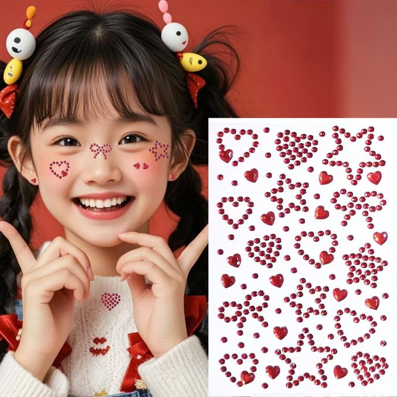 ورقة واحدة من ملصقات الراينستو - مراجعة Body Jewelry Stickers وسعره