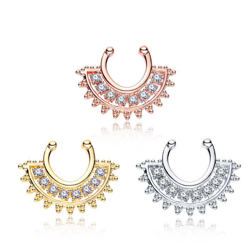 1 قطعة U-نوع الحاجز وهمية الفر - مراجعة Body Jewelry Types وسعره