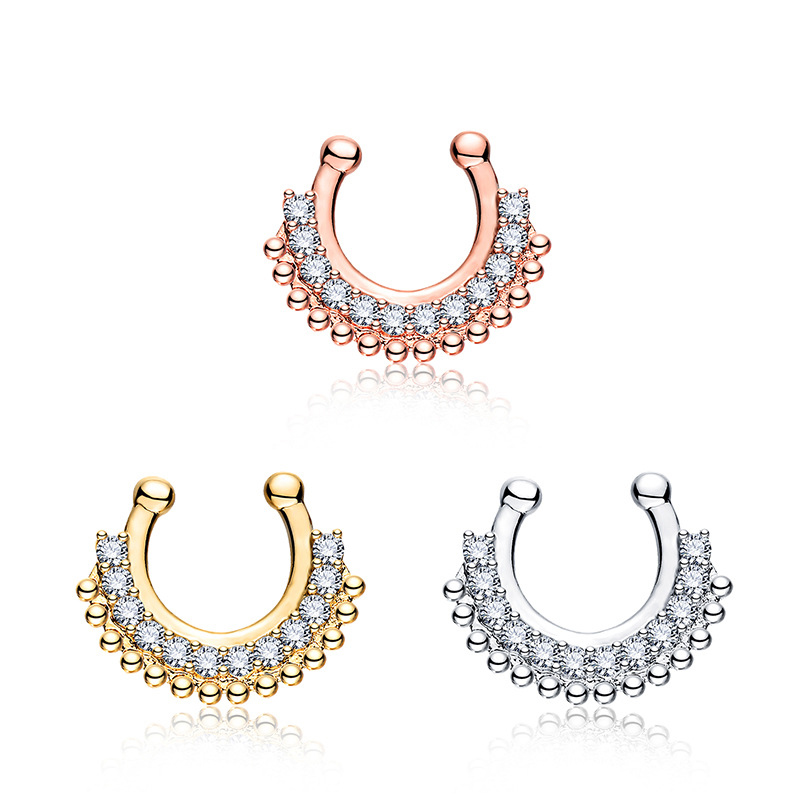 1 قطعة U-نوع الحاجز وهمية الفر - مراجعة Body Jewelry Types وسعره