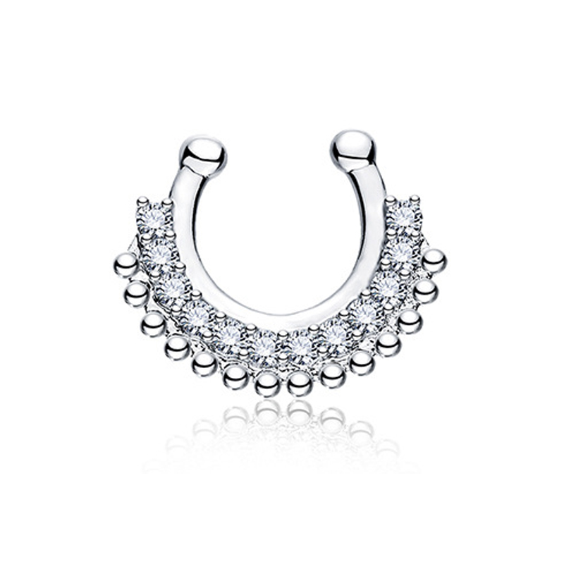 1 قطعة U-نوع الحاجز وهمية الفر - مراجعة Body Jewelry Types وسعره