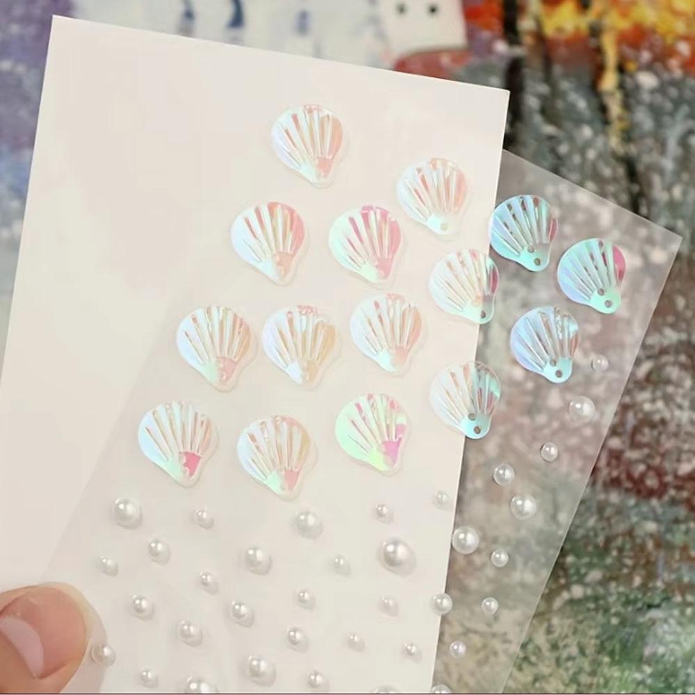 1Sheet قشرة مشرقة مختلطة ملصقا - مراجعة Body Jewelry Stickers وسعره