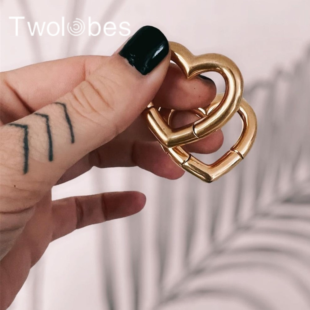 Twolobes 2 قطعة القلب 316 الفو - مراجعة Body Jewelry Hangers وسعره