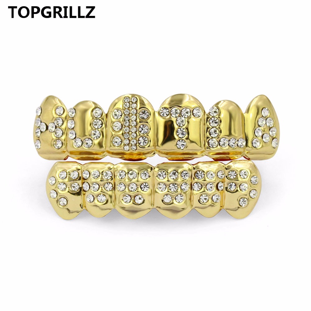 TOPGRILLZ الذهب اللون مطلي مثل - مراجعة Body Jewelry Lot وسعره