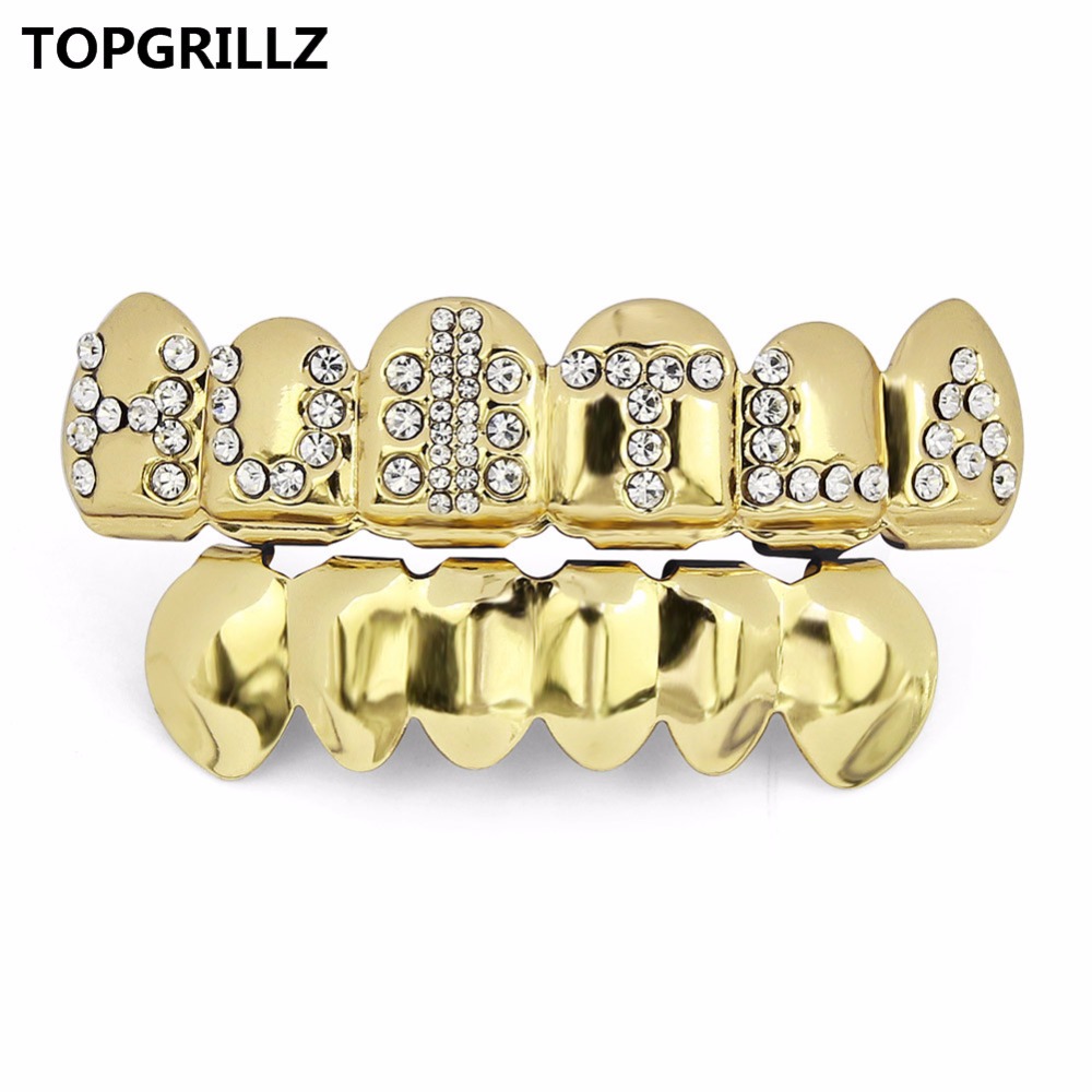 TOPGRILLZ الذهب اللون مطلي مثل - مراجعة Body Jewelry Lot وسعره