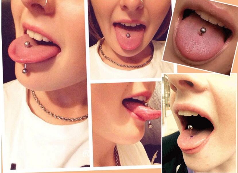 2 قطع 0.8 مللي متر الفولاذ الم - مراجعة Tongue Barbell Straight وسعره