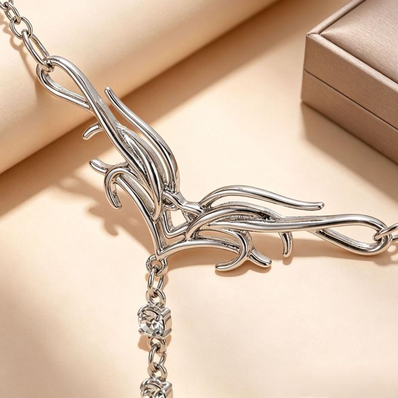 سلسلة خصر مزينة بأحجار الراين  - مراجعة Body Jewelry Y2K وسعره