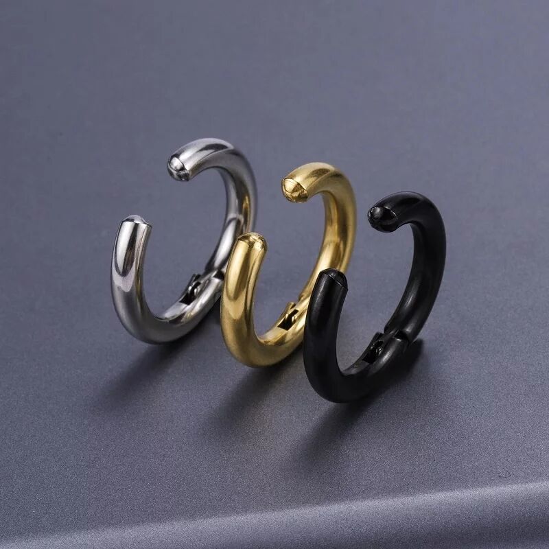 وهمية Huggie هوب أقراط للرجال  - مراجعة Body Jewelry And Earrings وسعره