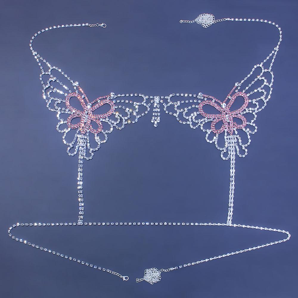 مثير فراشة ملونة من حجر الراين - مراجعة Body Jewelry Lot وسعره