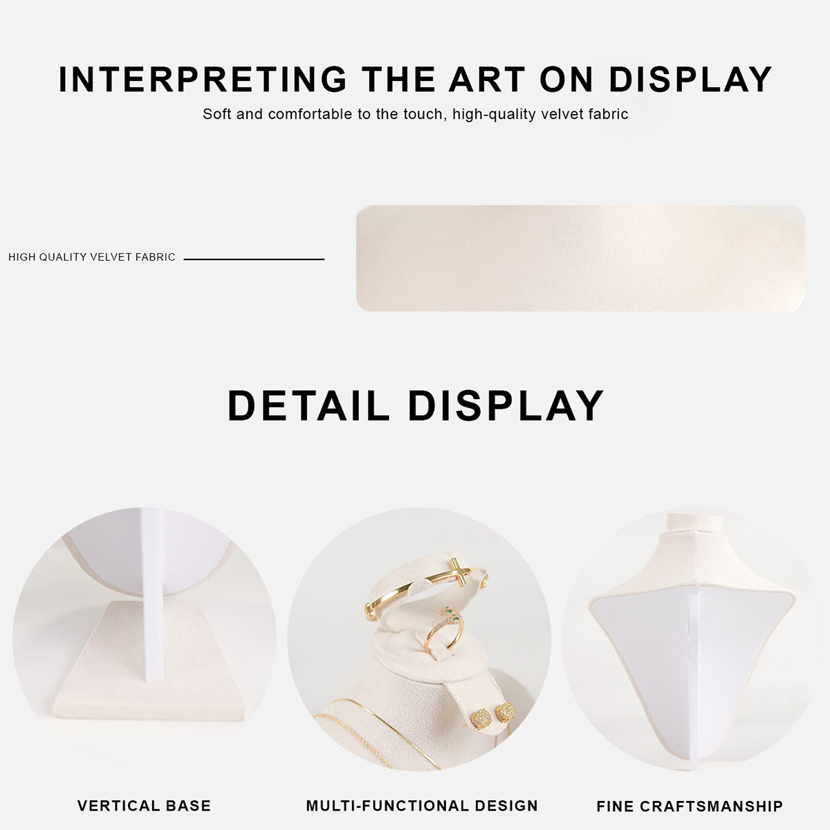 تمثال نصفي لعرض المجوهرات المخ - مراجعة Body Jewelry Display Ideas وسعره