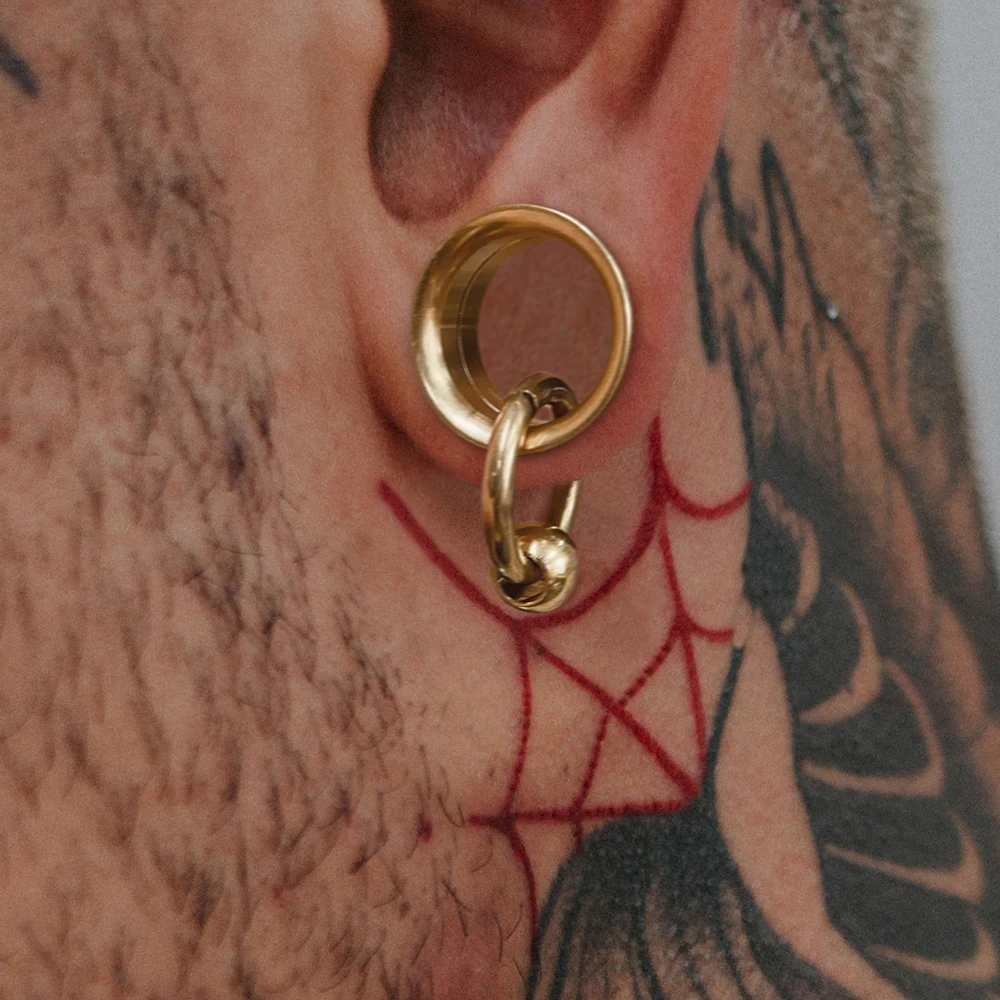 طقم من قطعتين من الفولاذ المقا - مراجعة Body Jewelry Hangers وسعره