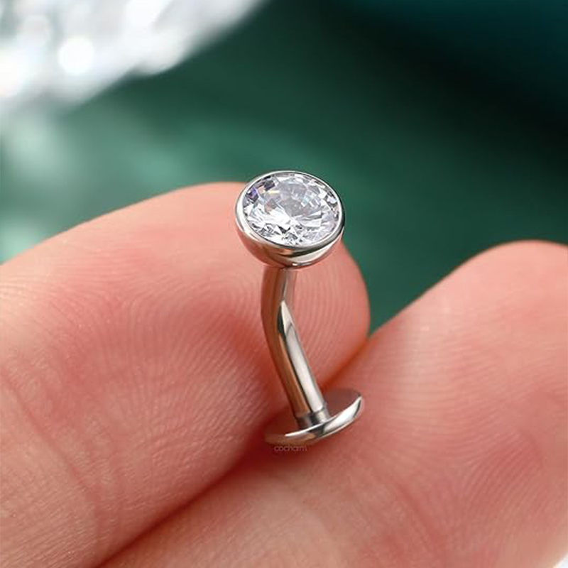 حلقة سرة بطن من التيتانيوم G23 - مراجعة Body Jewelry Types وسعره