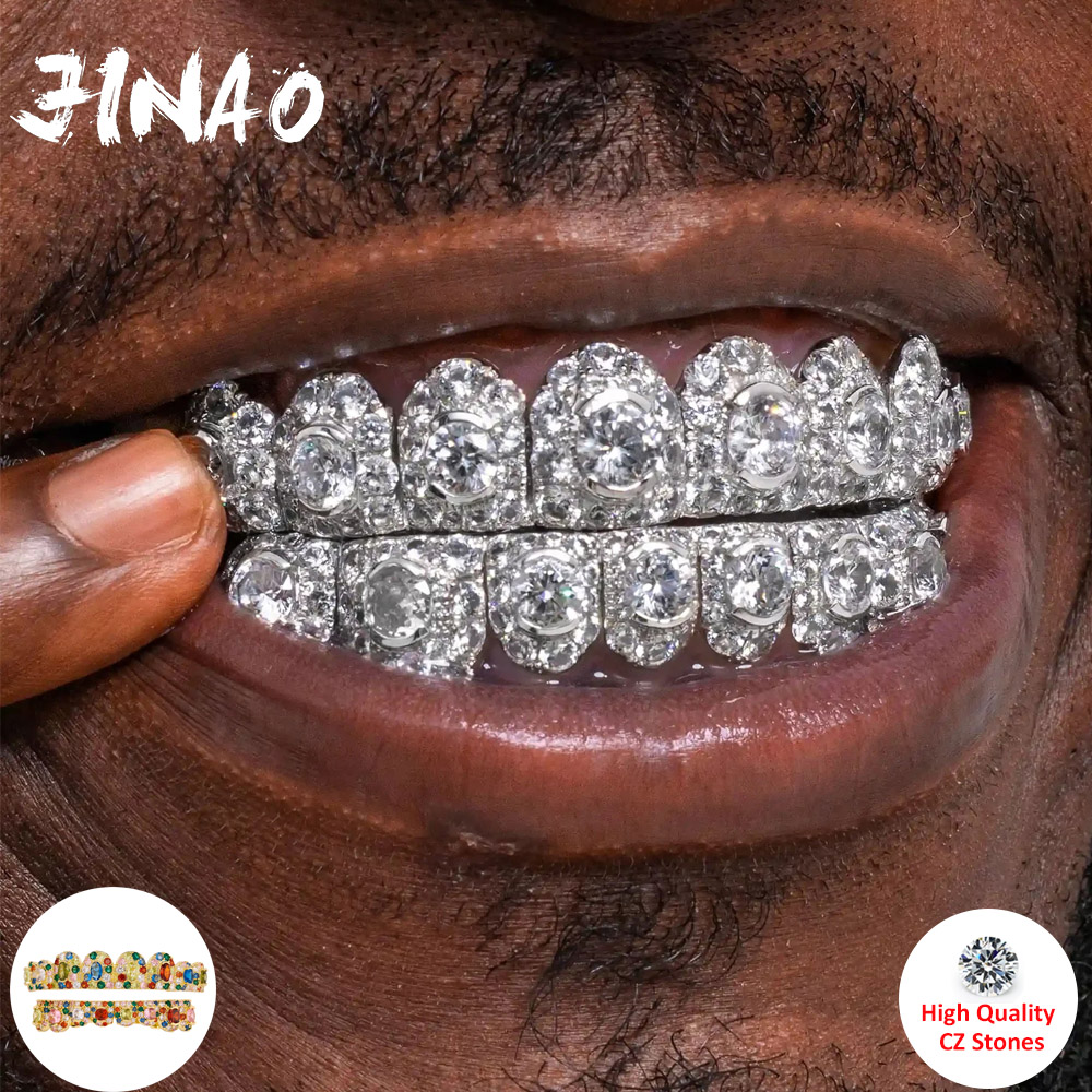 جيناو هيب هوب طقم جريلز مرصع ب - مراجعة Body Jewelry Lot وسعره