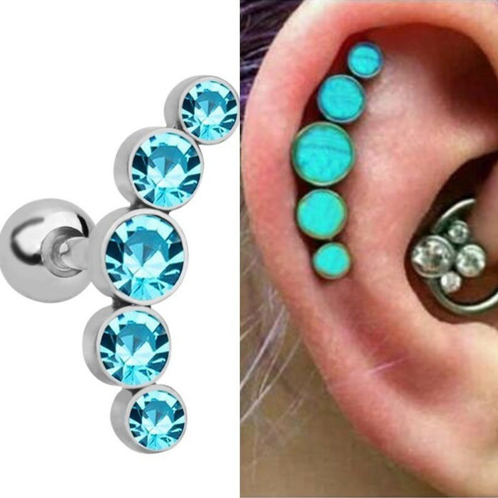 قطعة واحدة من أقراط الأذن المص - مراجعة Body Jewelry And Earrings وسعره
