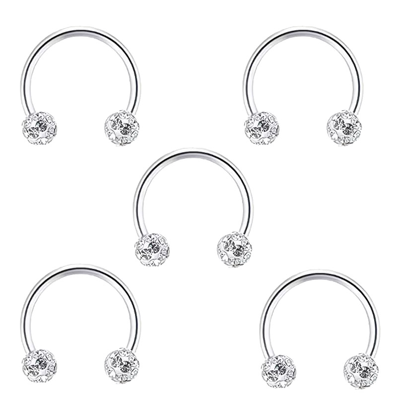 5 قطعة الفولاذ المقاوم للصدأ ح - مراجعة Body Jewelry Types وسعره