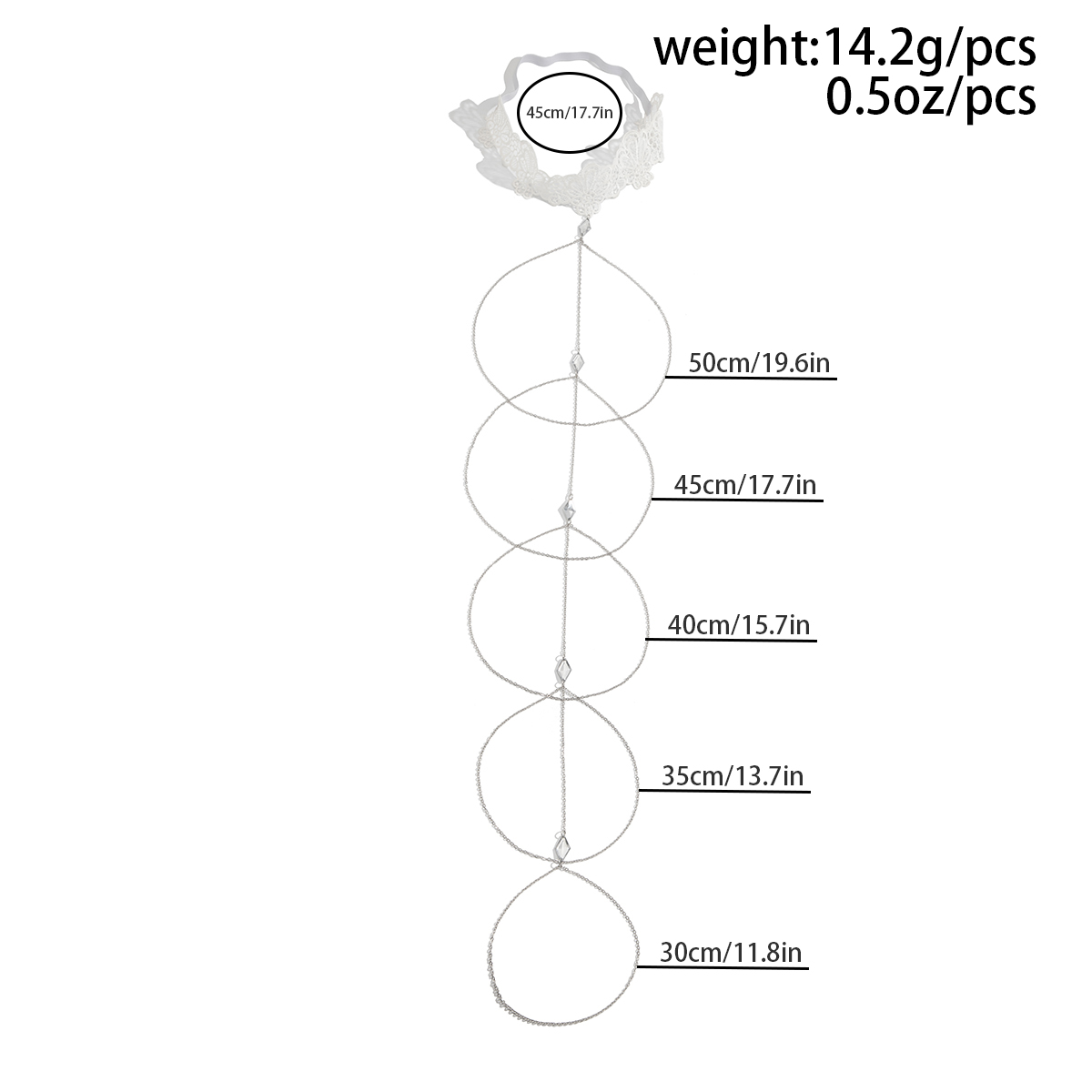 سلسلة الفخذ متعددة الطبقات من  - مراجعة Body Jewelry Leg Chain وسعره