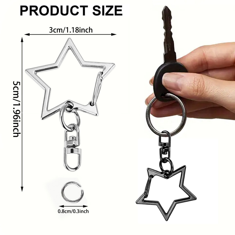 5/15/25/50 مجموعات مشبك مفتاح  - مراجعة Body Jewelry Diy وسعره
