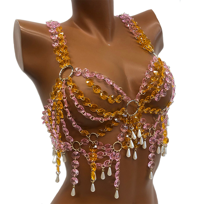 وصول جديد 2026، حمالة صدر نسائ - مراجعة Body Jewelry Y2K وسعره
