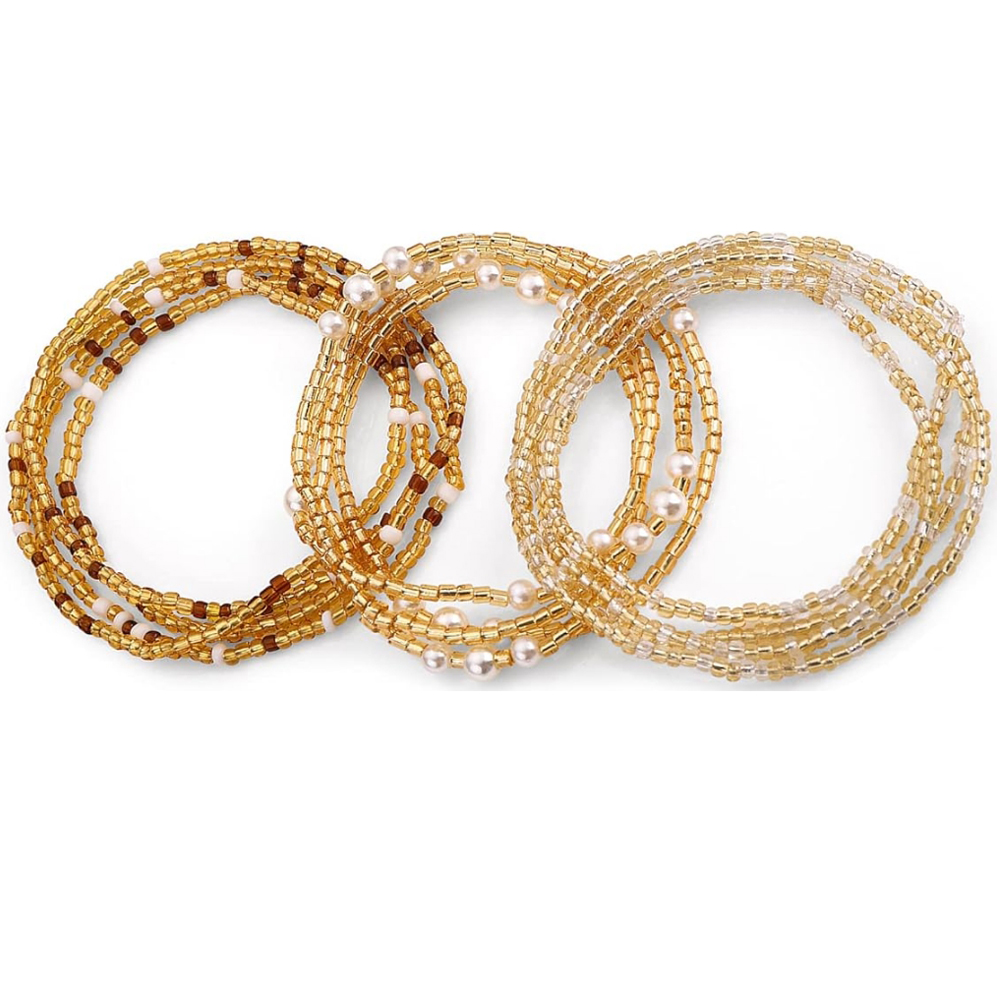 خرز الخصر للنساء، سلاسل البطن  - مراجعة Body Jewelry Lot وسعره