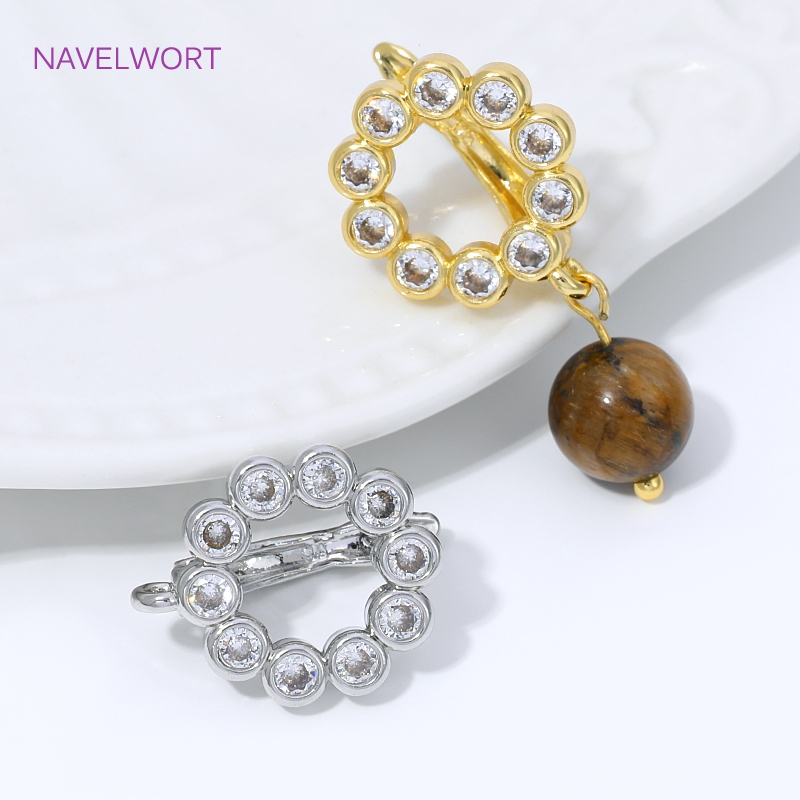 خطافات أقراط على شكل مروحة مطل - مراجعة Body Jewelry Diy وسعره