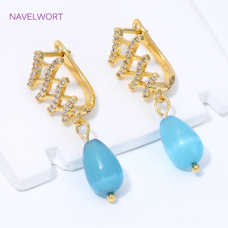 خطافات أقراط على شكل مروحة مطل - مراجعة Body Jewelry Diy وسعره