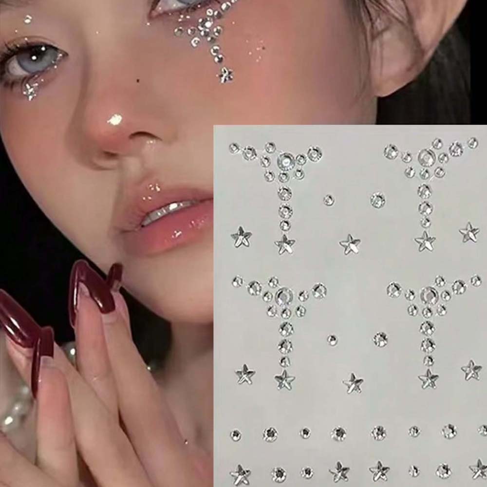 الوجه والجسم ملصقات الحجر الكر - مراجعة Body Jewelry Stickers وسعره