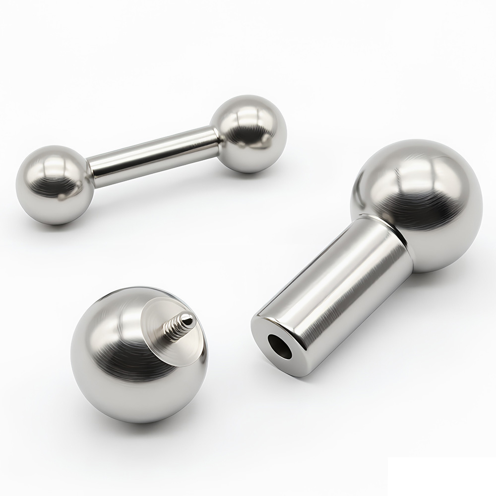 1 قطعة 12 جرام-00 جرام الفولاذ - مراجعة Tongue Barbell Straight وسعره