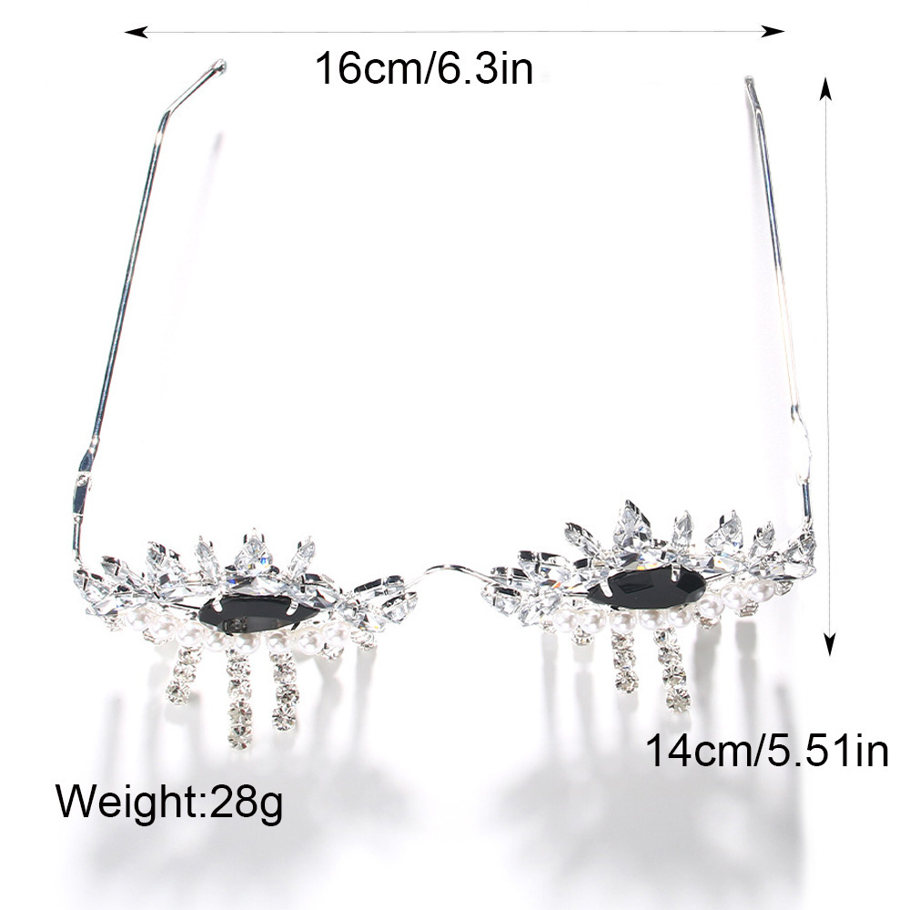 إطار نظارات Stonefans-Tassel ل - مراجعة Body Jewelry Y2K وسعره