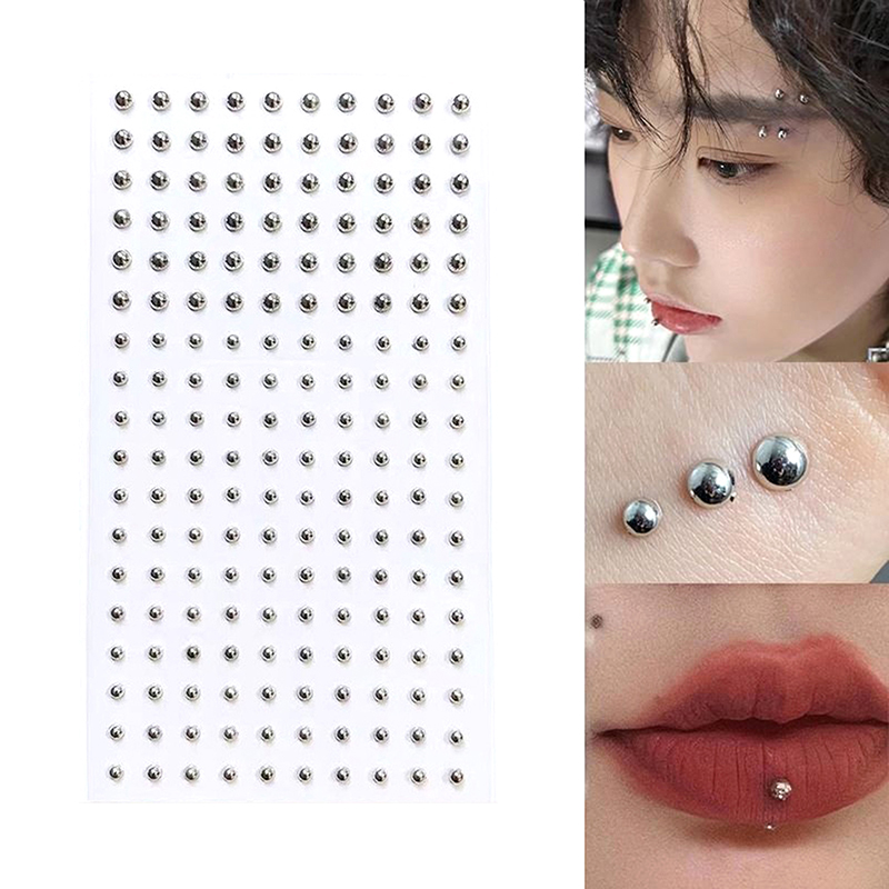 الماس ملصق وهمية الأنف مسمار ا - مراجعة Body Jewelry Stickers وسعره