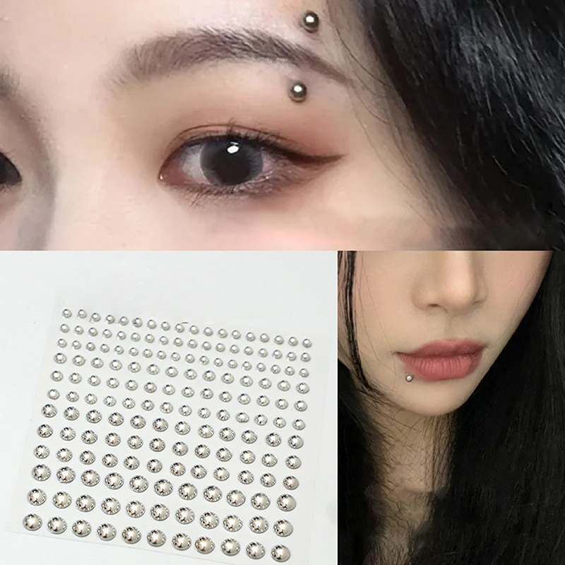 الماس ملصق وهمية الأنف مسمار ا - مراجعة Body Jewelry Stickers وسعره