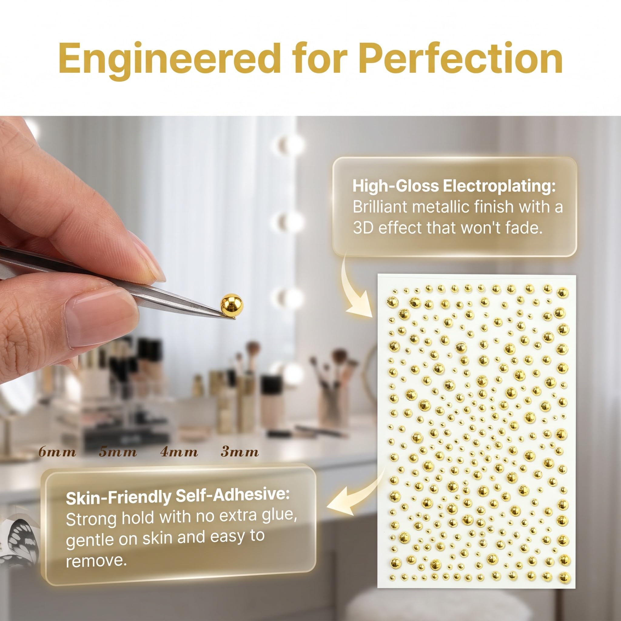 وجه الجسم حلقة ملصقات ذاتية ال - مراجعة Body Jewelry Stickers وسعره