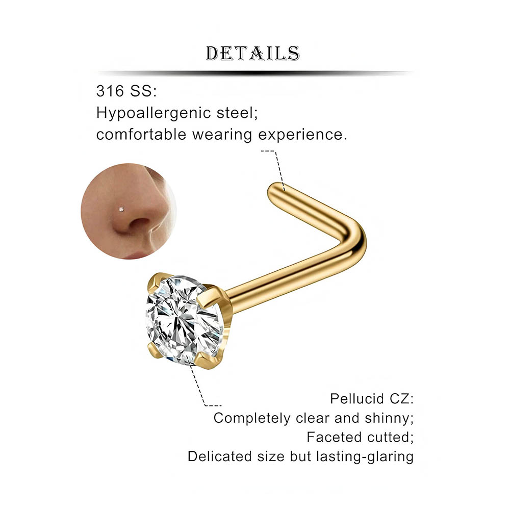 12 قطعة مجموعة كاملة 316L هيبو - مراجعة Body Jewelry Lot وسعره