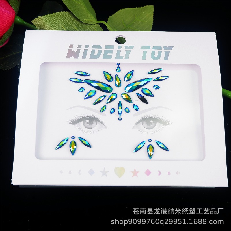 ملصقات وجه من الأكريليك اللامع - مراجعة Body Jewelry Stickers وسعره